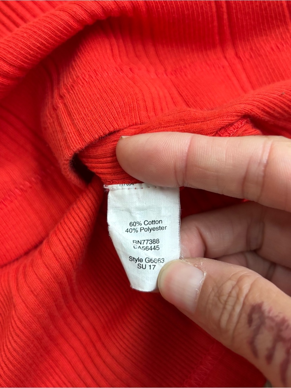 Madewell Ribbed Short‎ Sleeve - Picture 5 of 5